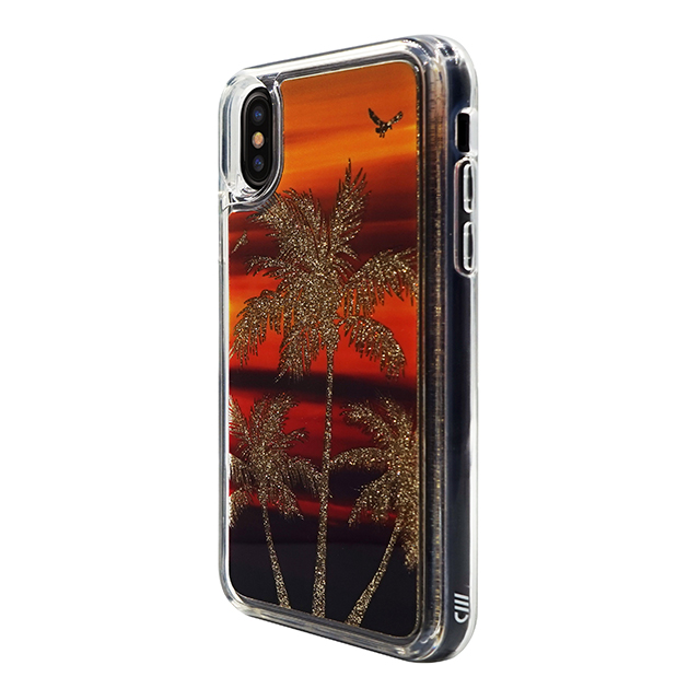 【iPhoneXS/X ケース】Liquid Glitter Case (Palm Tree)goods_nameサブ画像