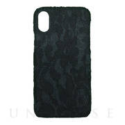 【iPhoneXS/X ケース】Lace Case (ブラック)