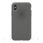 【iPhoneXS/X ケース】Mesh Case (Gray)