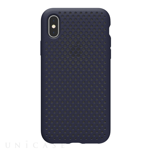 【iPhoneXS/X ケース】Mesh Case (Navy)