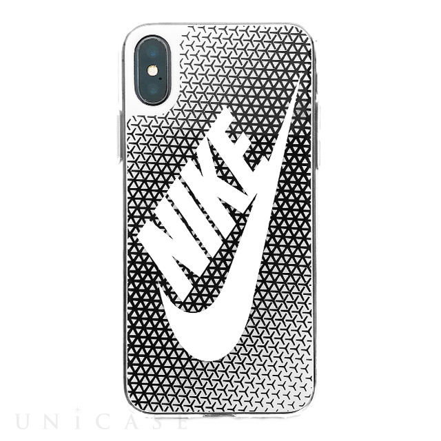 Iphonexs X ケース Nike Graphic Swoosh ブラック ホワイト Nike Iphoneケースは Unicase