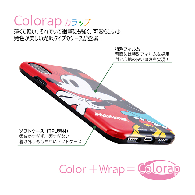 【iPhoneXS/X ケース】ディズニーキャラクター/TPUソフトケース Colorap (ミッキーマウス)サブ画像