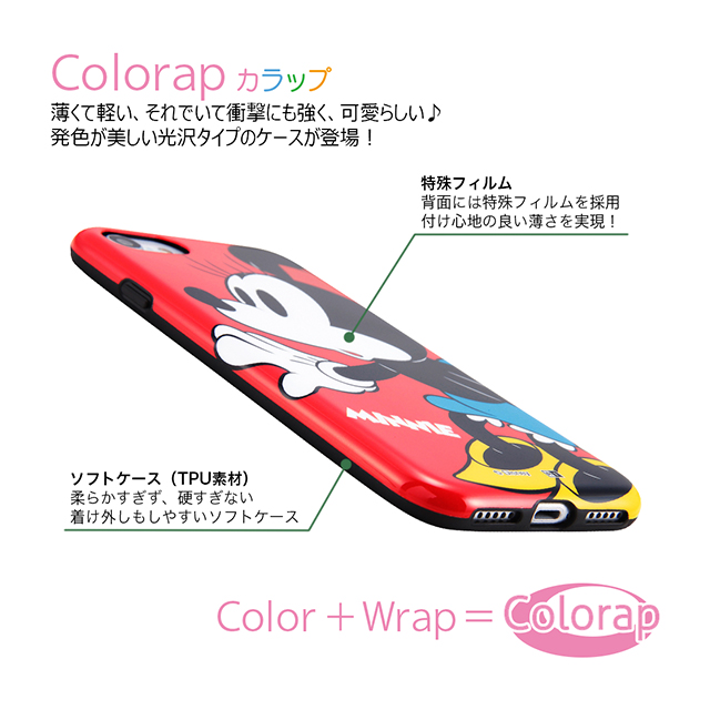 【iPhoneSE(第3/2世代)/8/7 ケース】ディズニーキャラクター/TPUソフトケース Colorap (ミッキーマウス)サブ画像