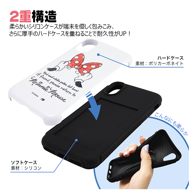 【iPhoneXS/X ケース】ディズニーキャラクター/耐衝撃ケース [＆]cover (ミッキーマウス)goods_nameサブ画像