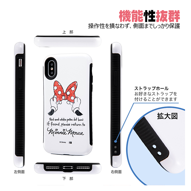 【iPhoneXS/X ケース】ディズニーキャラクター/耐衝撃ケース [＆]cover (ミッキー＆ミニー)goods_nameサブ画像