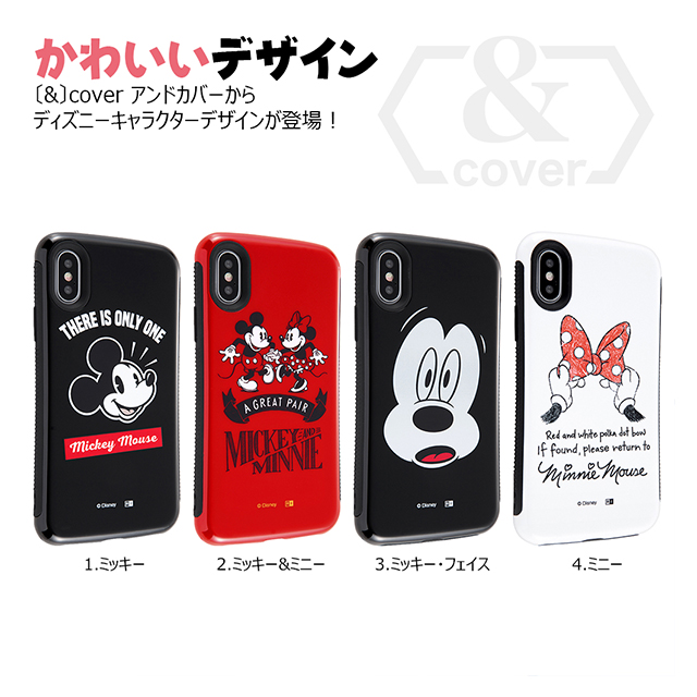 【iPhoneXS/X ケース】ディズニーキャラクター/耐衝撃ケース [＆]cover (ミッキー＆ミニー)goods_nameサブ画像