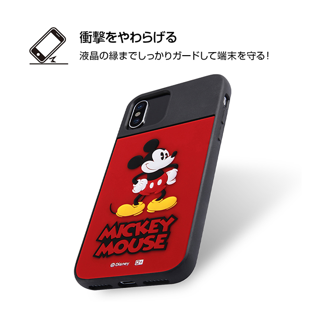 【iPhoneXS/X ケース】ディズニーキャラクター/耐衝撃ケース キャトル シリコン (『ミッキーマウス』_1)サブ画像