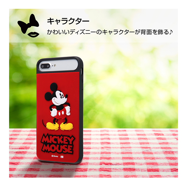 【iPhone8 Plus/7 Plus ケース】ディズニーキャラクター/耐衝撃ケース キャトル シリコン (『ミッキーマウス』_1)サブ画像