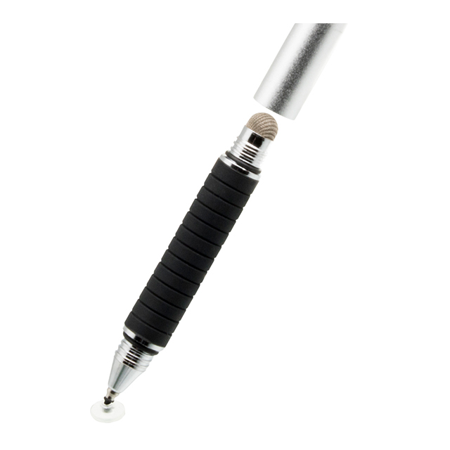 描きやすいロングボディーと2種類の選べるペン先 お絵描き用タッチペン シルバー Owltech Iphoneケースは Unicase