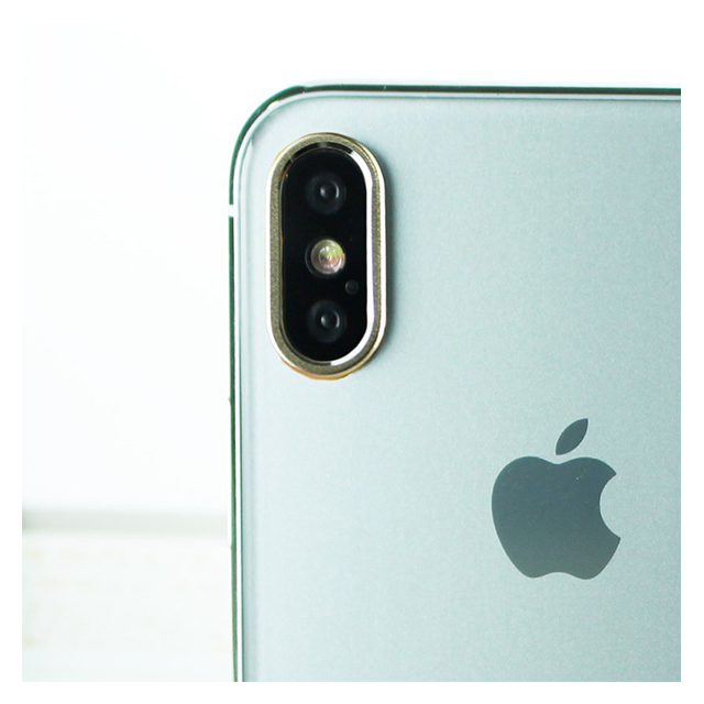 【iPhoneX】背面カメラレンズ保護リング レンズガードプロテクター (ゴールド)goods_nameサブ画像