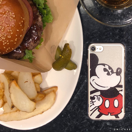 【iPhoneSE(第3/2世代)/8/7 ケース】Disney Character / iPhone CASE for iPhoneSE(第2世代)/8/7 (Vintage Mickey)goods_nameサブ画像