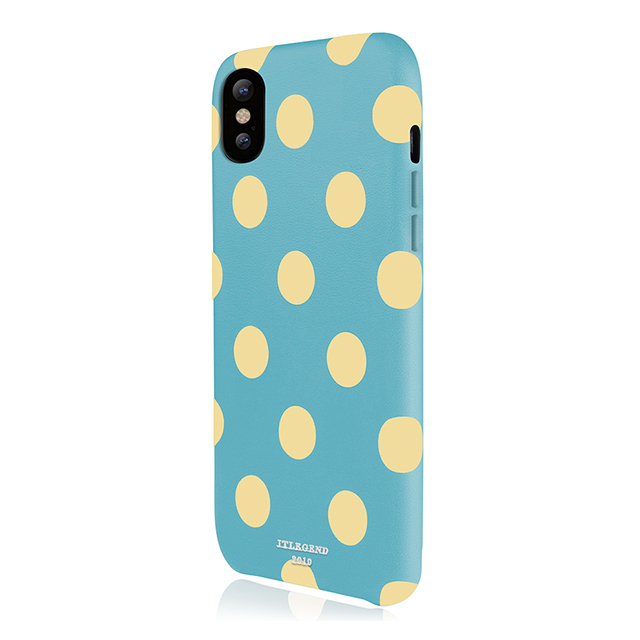 【iPhoneX ケース】Polka PU Leather Back Case (Banana Lagoon)サブ画像