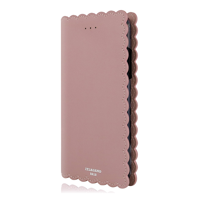 【iPhoneXS/X ケース】Biscuit Cowhide Leather Flip case (Pink)サブ画像