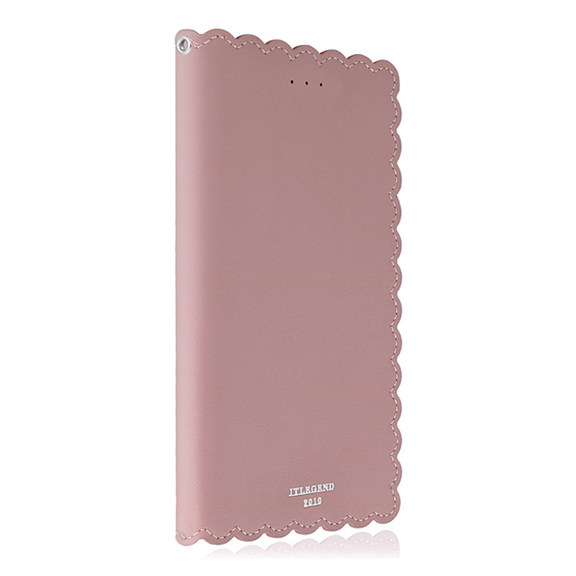 【iPhoneXS/X ケース】Biscuit Cowhide Leather Flip case (Pink)サブ画像