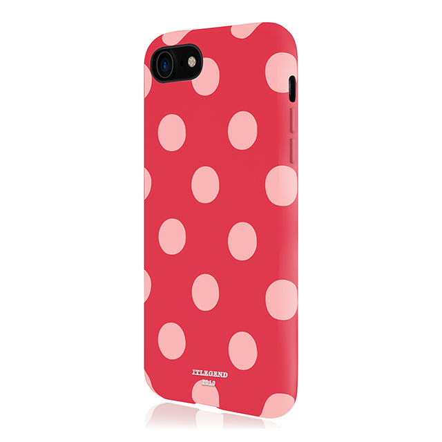 【iPhone8/7 ケース】Polka PU Leather Back Case (Berry Blossom)goods_nameサブ画像