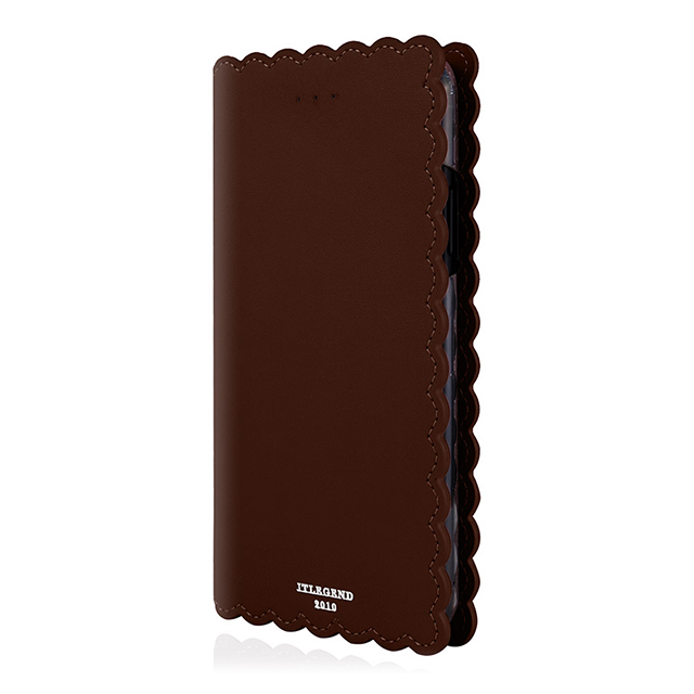 【iPhone8/7 ケース】Biscuit Cowhide Leather Flip case (Cocoa)サブ画像