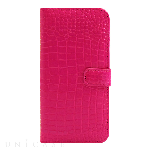 【アウトレット】【iPhone6s/6 ケース】COWSKIN Diary Pink×ALLIGATOR for iPhone6s/6