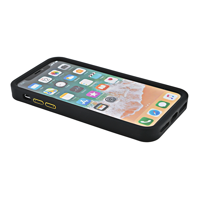 【iPhoneXS/X ケース】iPhoneX case logo (Black×Gold)サブ画像