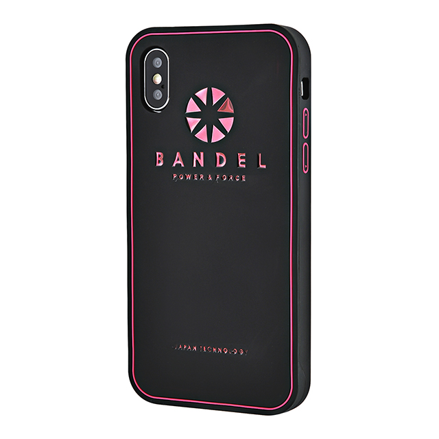 【iPhoneXS/X ケース】iPhoneX case logo (Black×Pink)goods_nameサブ画像