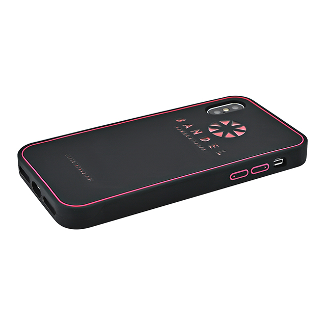 【iPhoneXS/X ケース】iPhoneX case logo (Black×Pink)goods_nameサブ画像