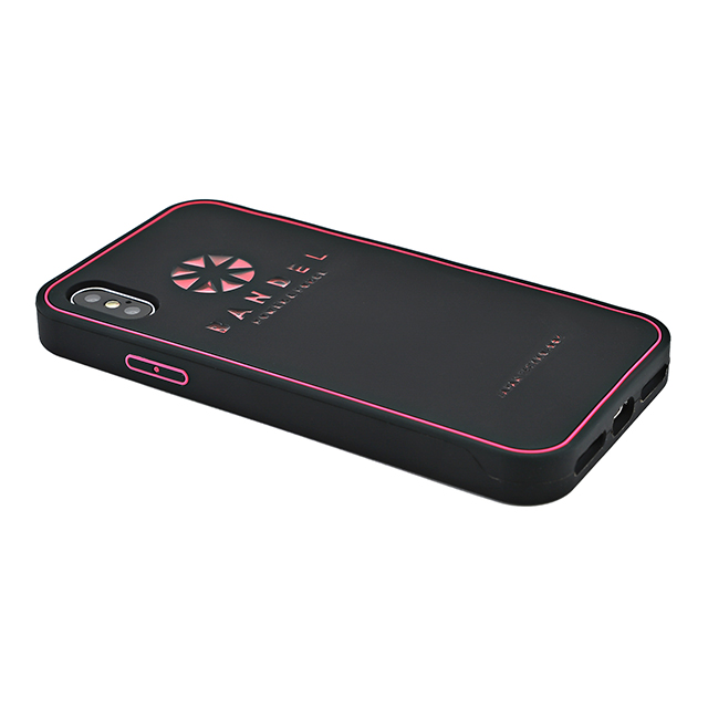 【iPhoneXS/X ケース】iPhoneX case logo (Black×Pink)goods_nameサブ画像