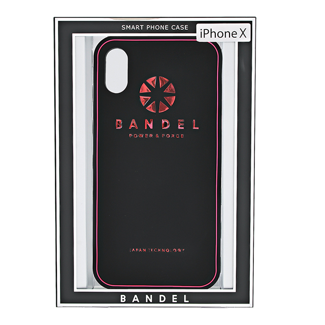 【iPhoneXS/X ケース】iPhoneX case logo (Black×Pink)goods_nameサブ画像