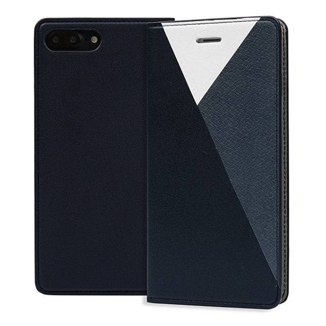 【iPhone8 Plus/7 Plus ケース】フリップスタンド (Navy)サブ画像