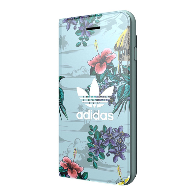 【iPhoneSE(第3/2世代)/8/7/6s/6 ケース】Booklet Case (Floral/Ash Grey)