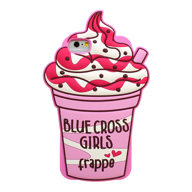 【iPhoneSE(第3/2世代)/8/7/6s/6 ケース】BLUE CROSS girls ダイカットシリコンケース (フラッペ/ストロベリー)goods_nameサブ画像