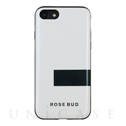 【iPhoneSE(第3/2世代)/8/7 ケース】ROSE BUD [LINE] シェルケース (ホワイト)