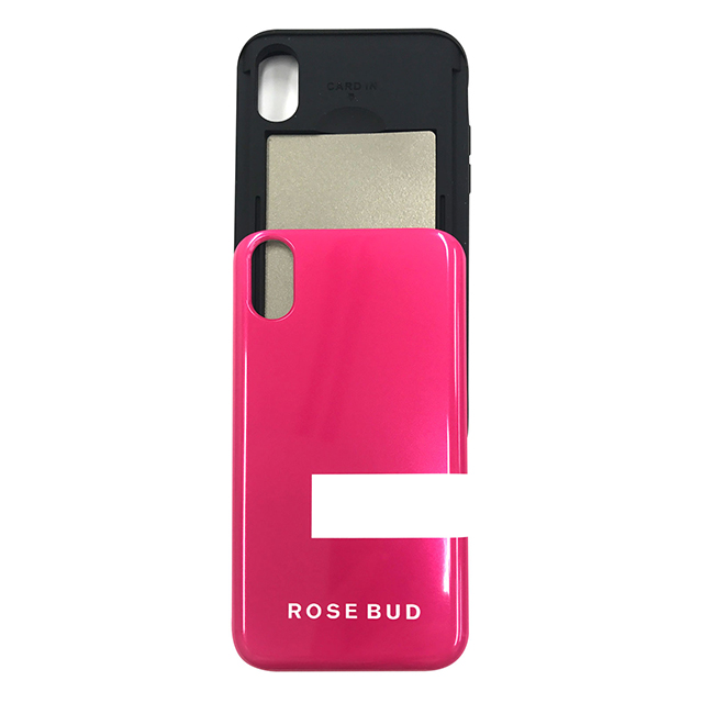 【iPhoneXS/X ケース】ROSE BUD [LINE] シェルケース (ピンク)goods_nameサブ画像