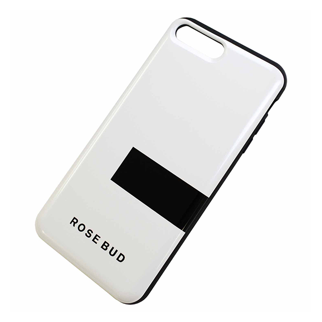【iPhone8 Plus/7 Plus ケース】ROSE BUD [LINE] シェルケース (ホワイト)サブ画像