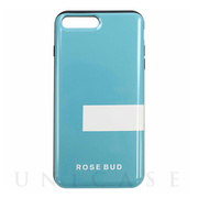 【iPhone8 Plus/7 Plus ケース】ROSE BUD [LINE] シェルケース (エメラルド)