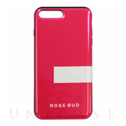 【iPhone8 Plus/7 Plus ケース】ROSE BUD [LINE] シェルケース (ピンク)