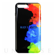 【iPhone8 Plus/7 Plus ケース】BLACK BY MOUSSY シェルケース (スプレーブラック)