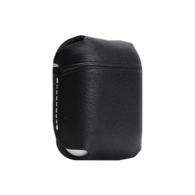 【AirPods(第2/1世代) ケース】Minerva Box Leather Case (ブラック)サブ画像