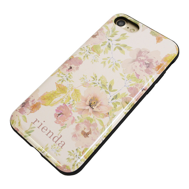 【iPhoneSE(第3/2世代)/8/7 ケース】rienda [VINTAGE ROSE] シェルケース (ivory)サブ画像