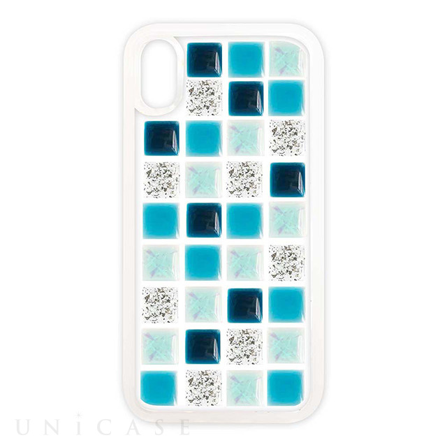 【iPhoneXS/X ケース】TILE CASE (tile_Blue)