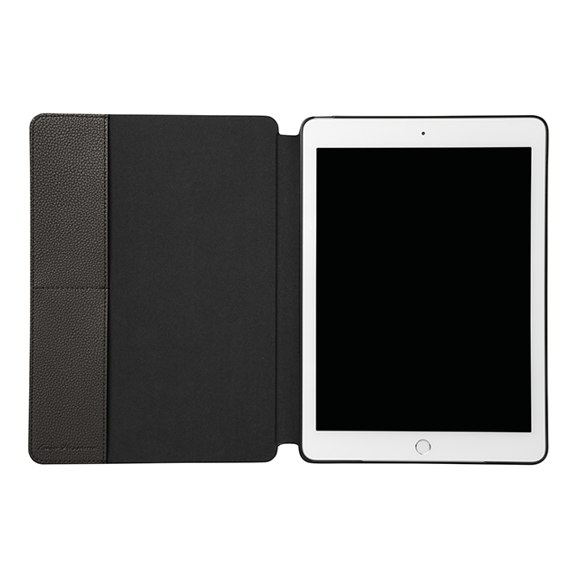 【iPad(9.7inch)(第5世代/第6世代) ケース】“EURO Passione” Book PU Leather Case (Black)サブ画像