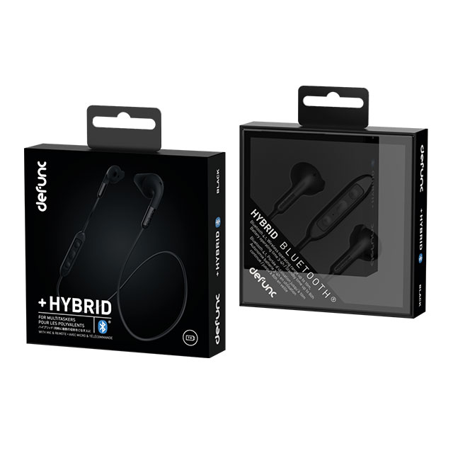 【ワイヤレスイヤホン】defunc Bluetooth Earbud + HYBRID (Black)goods_nameサブ画像