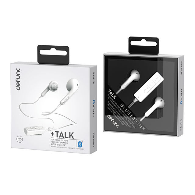 【ワイヤレスイヤホン】defunc Bluetooth Earbud + TALK (White)サブ画像