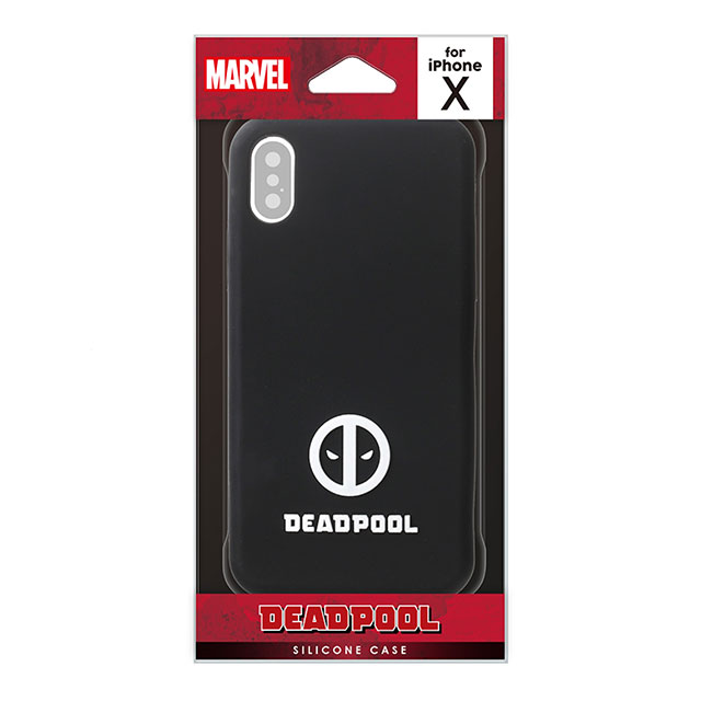 【iPhoneXS/X ケース】MARVELシリコンケース (デッドプール/ブラック)サブ画像