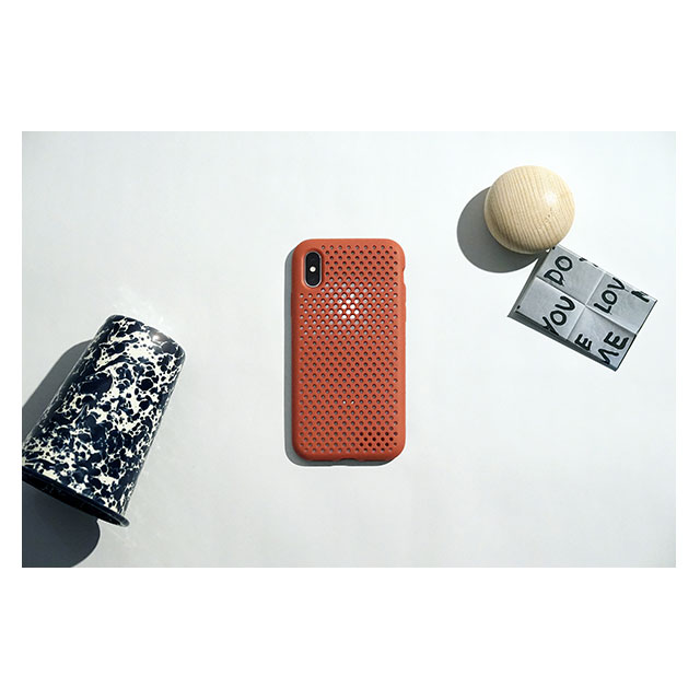 【iPhoneXS/X ケース】Mesh Case (Terracotta)goods_nameサブ画像