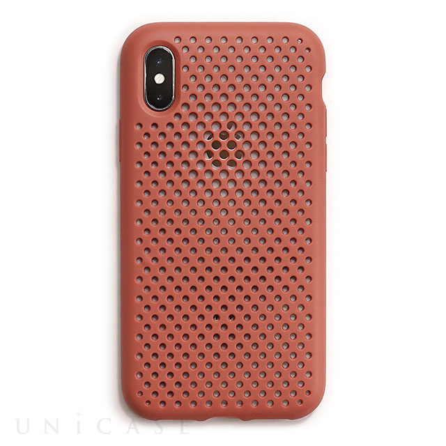 【iPhoneXS/X ケース】Mesh Case (Terracotta)