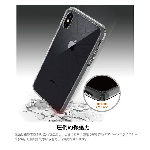 【iPhoneXS/X ケース】シークレットシャイン (クリア/トライアングル)goods_nameサブ画像