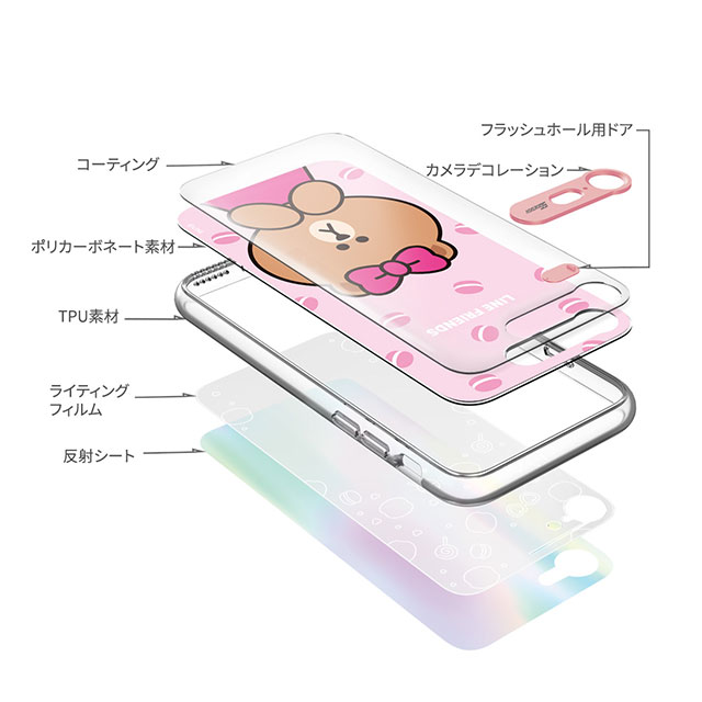 【iPhone8/7 ケース】LIGHT UP CASE (チョコマカロン)goods_nameサブ画像