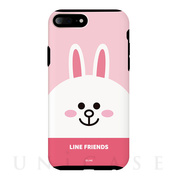【iPhone8 Plus/7 Plus ケース】LINE FRIENDSケース フェイス (コニー)