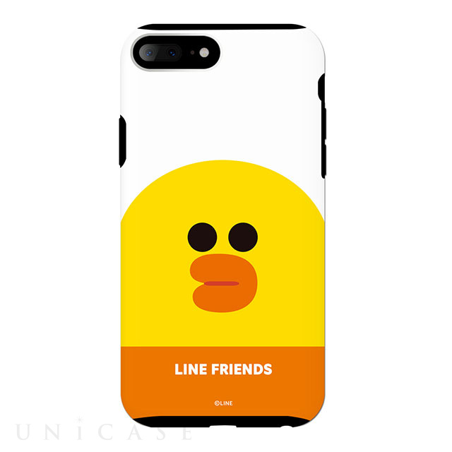 【iPhone8 Plus/7 Plus ケース】LINE FRIENDSケース フェイス (サリー)