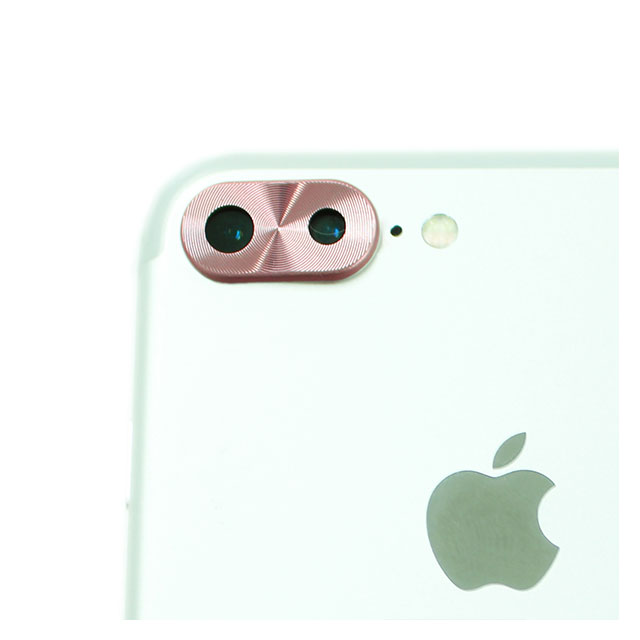 【iPhone8 Plus/7 Plus】背面カメラレンズ保護キャップ レンズガードプロテクター (ローズゴールド)サブ画像