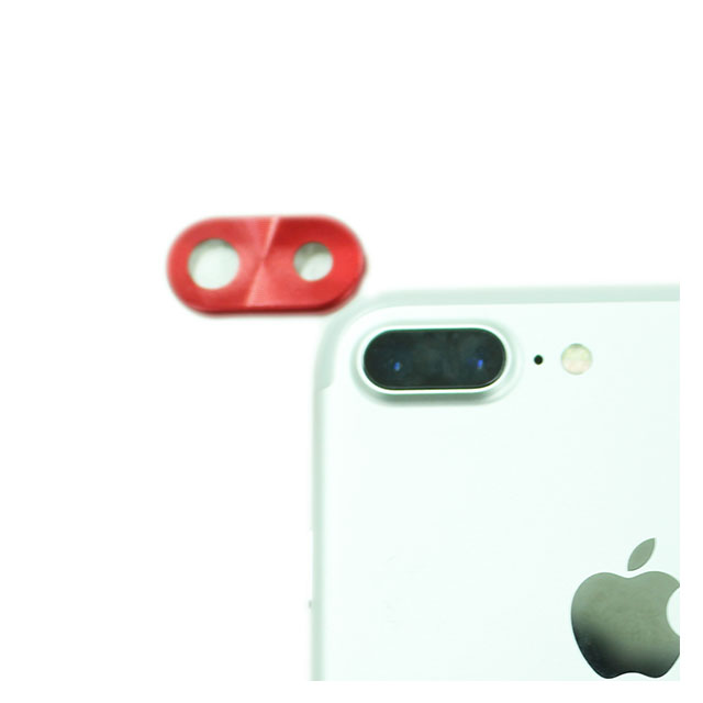 【iPhone8 Plus/7 Plus】背面カメラレンズ保護キャップ レンズガードプロテクター (レッド)goods_nameサブ画像